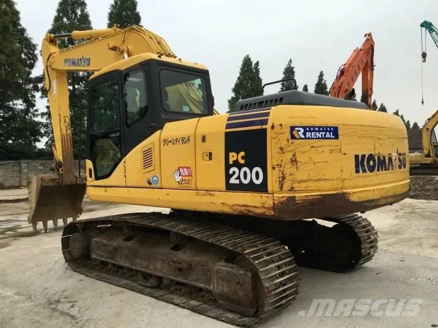 Komatsu pc200-7 Rupsgraafmachines