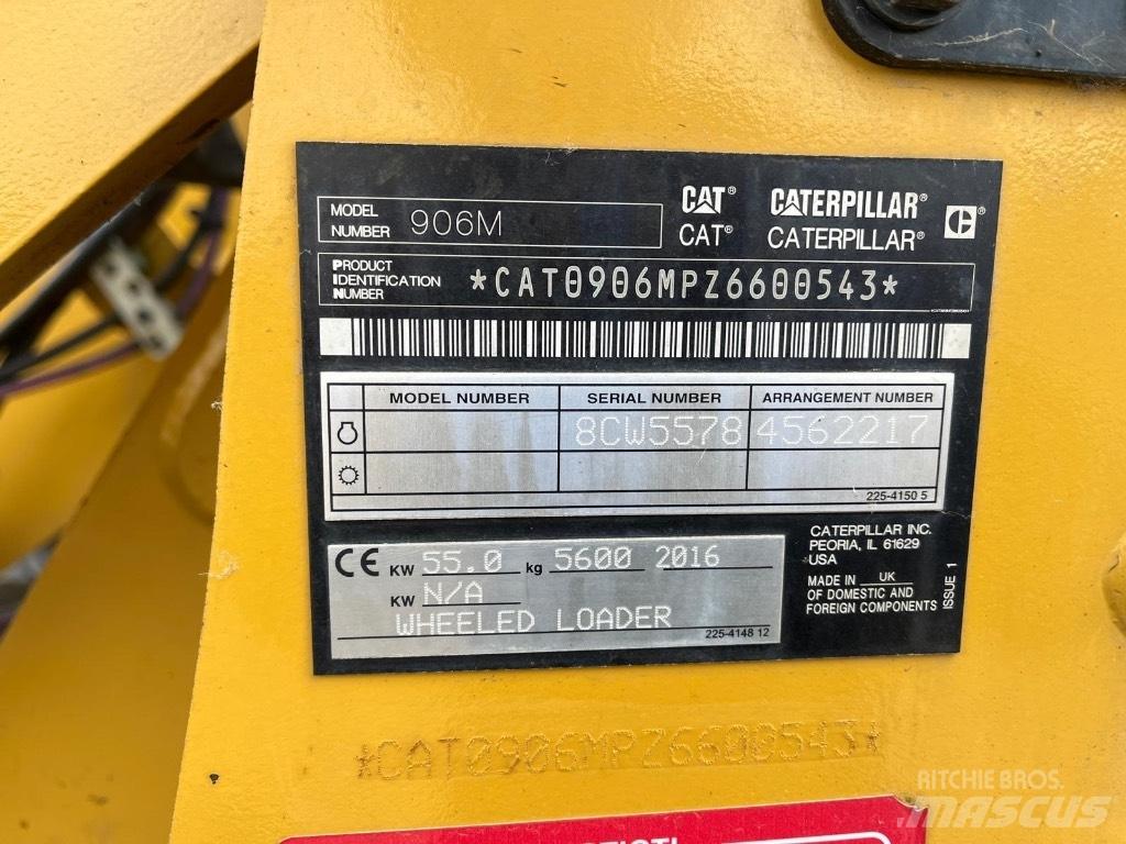 CAT 906M Wielladers