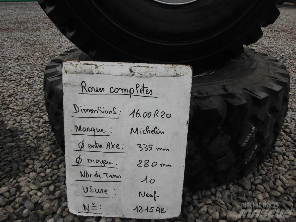 Michelin 16.00R20 Banden, wielen en velgen
