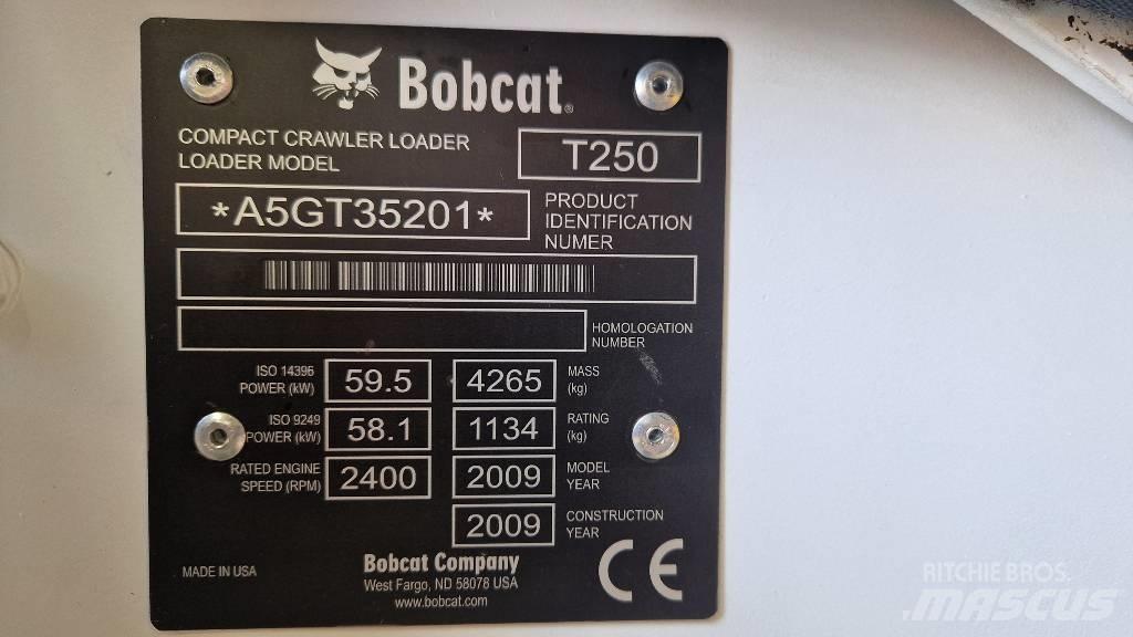 Bobcat T 250 Rupsladers