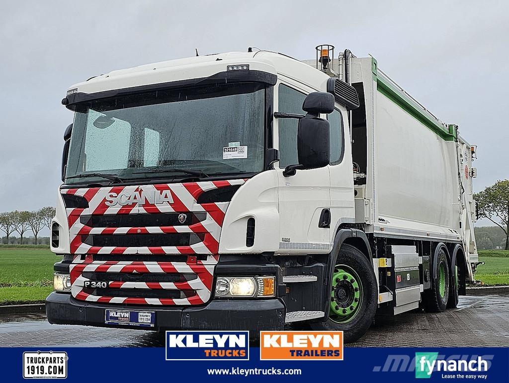 Scania P340 CNG Vuilniswagens