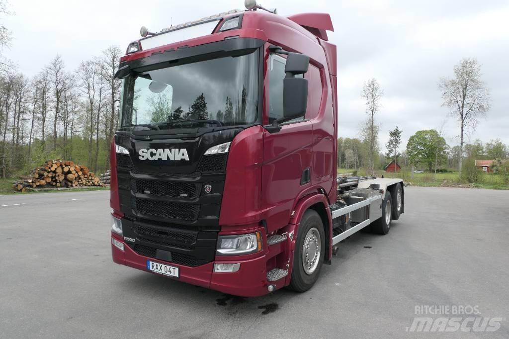 Scania R500 B6x2*4NB Vrachtwagen met containersysteem
