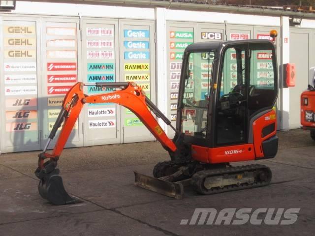 Kubota KX016-4 Minigraafmachines < 7t