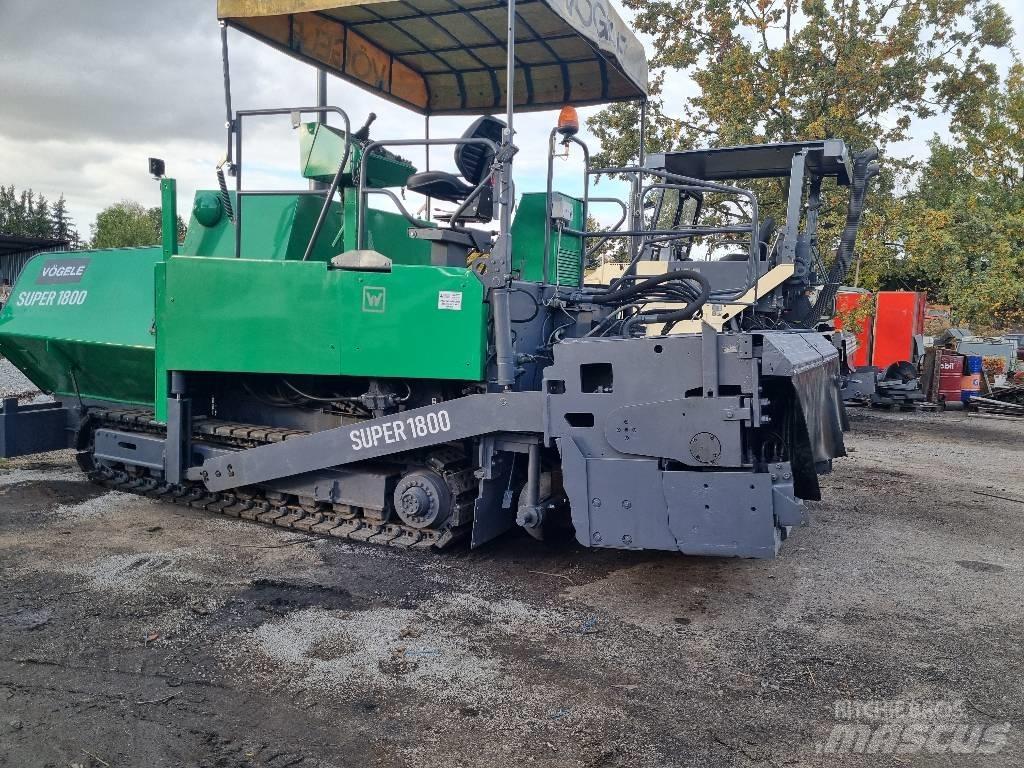 Vögele super 1800 Asfaltafwerkmachines