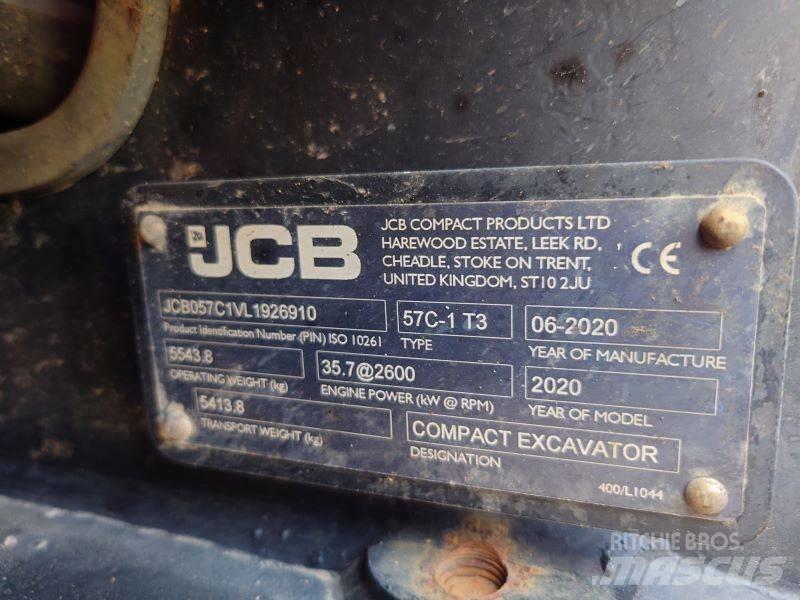 JCB 57 C-1 Minigraafmachines < 7t