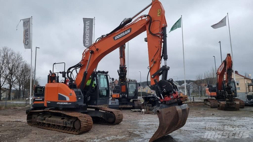 Doosan 235 LCR Rupsgraafmachines