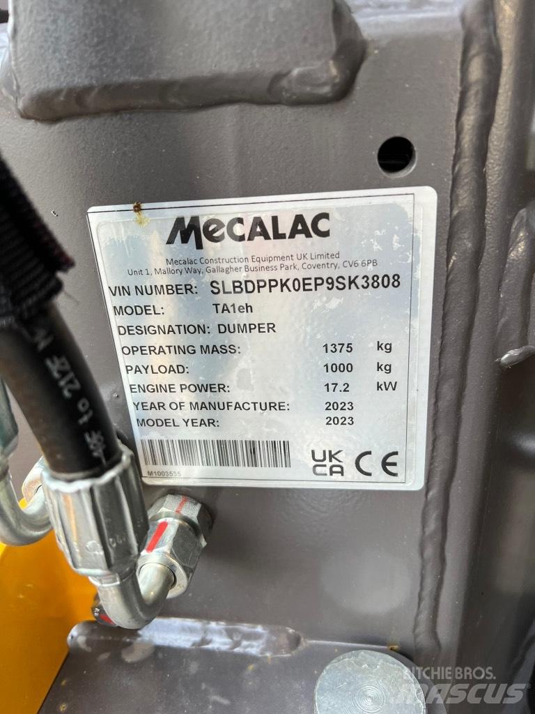 Mecalac TA 1 EH Knik dumptrucks