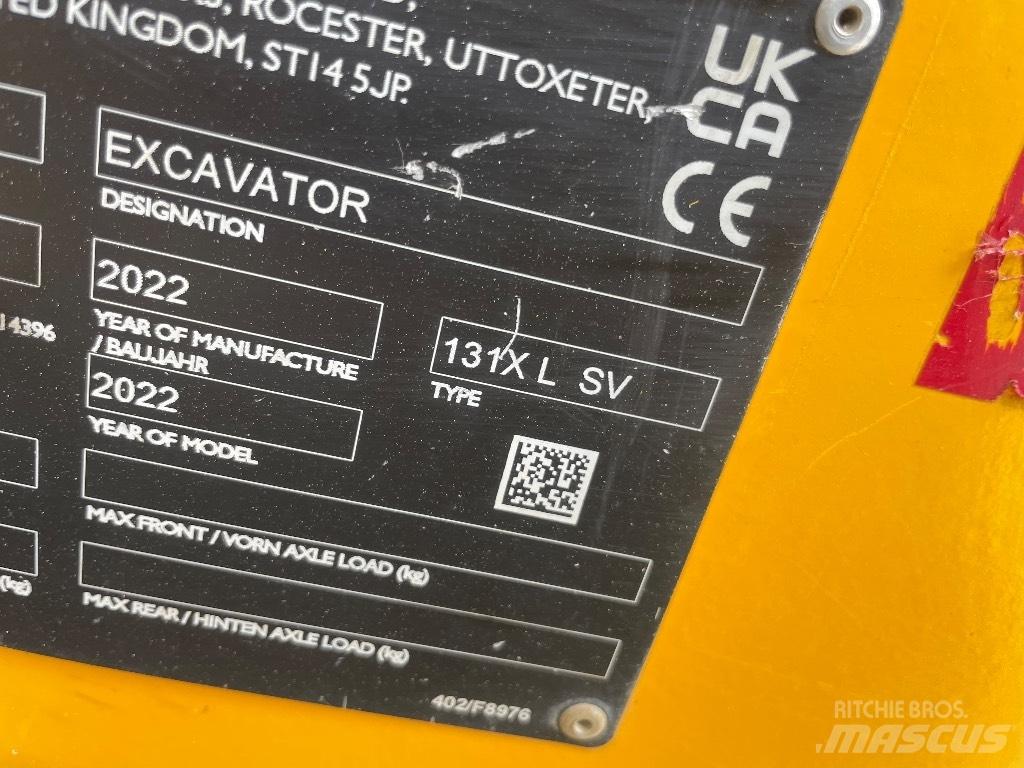 JCB 131 X Rupsgraafmachines