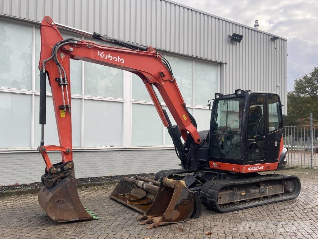 Kubota KX 080-4 CX Midigraafmachines 7t - 12t