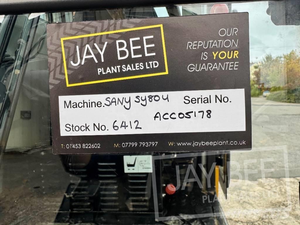 Sany SY 80 U Midigraafmachines 7t - 12t