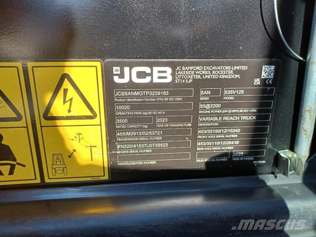 JCB 535-125 Verreikers