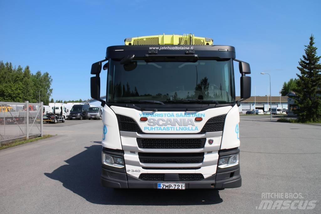 Scania P 340 CNG A Vuilniswagens