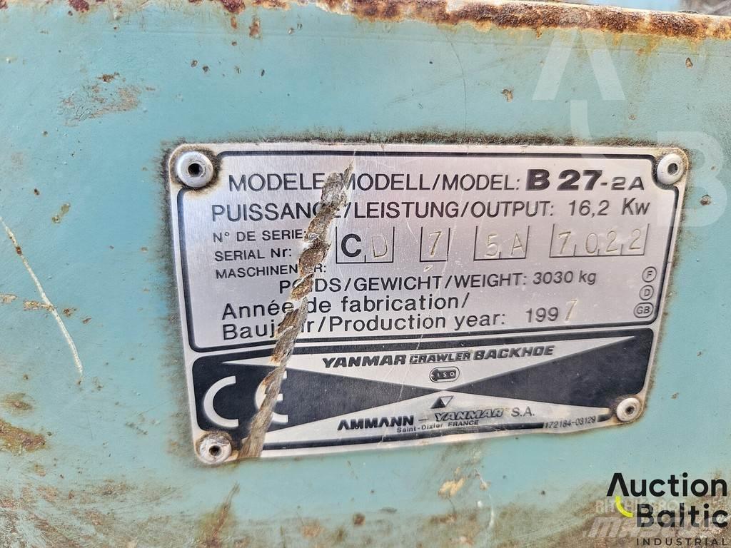 Yanmar B 27-2 A Minigraafmachines < 7t