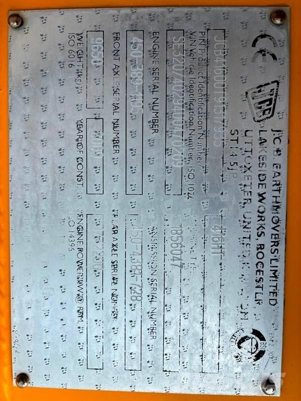 JCB 416 HT Wielladers