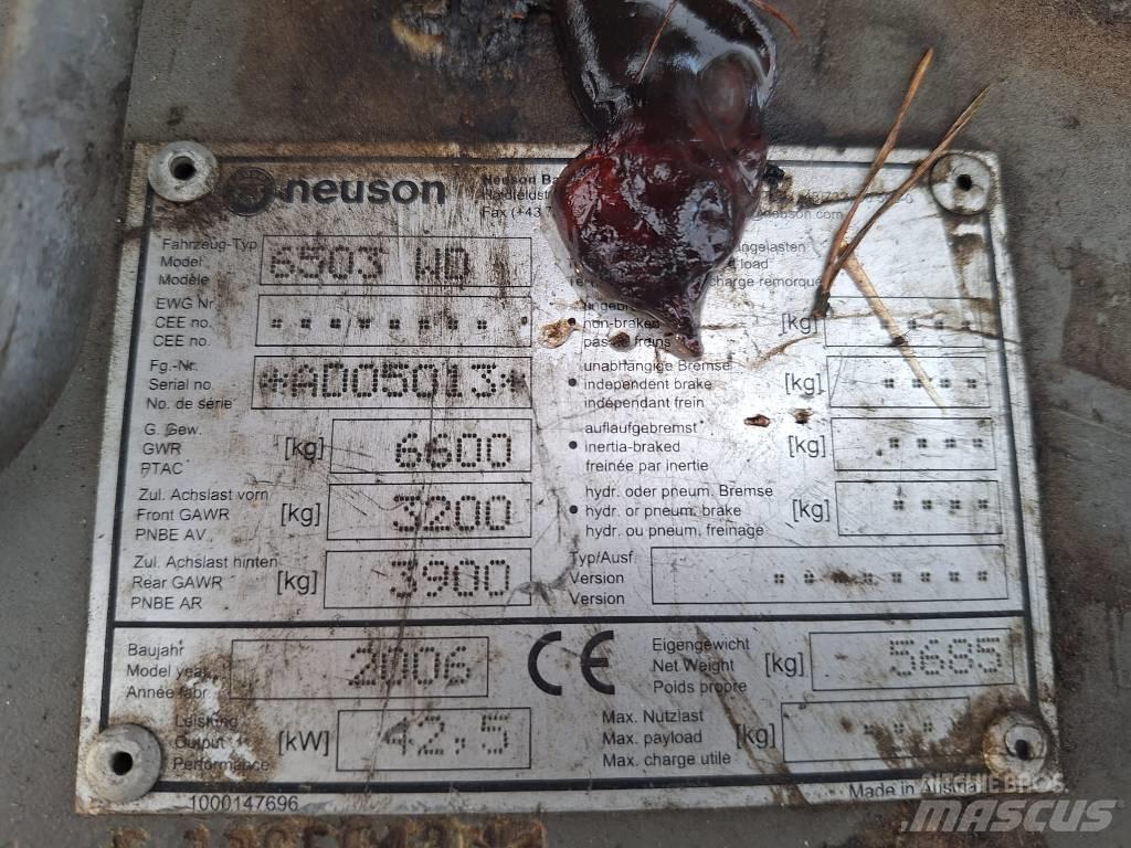 Wacker Neuson 6503 Wielgraafmachines