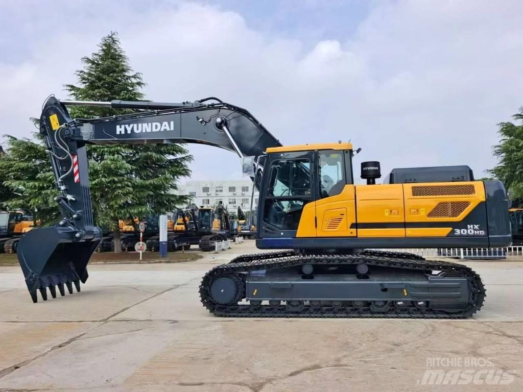 Hyundai HX300HD Rupsgraafmachines