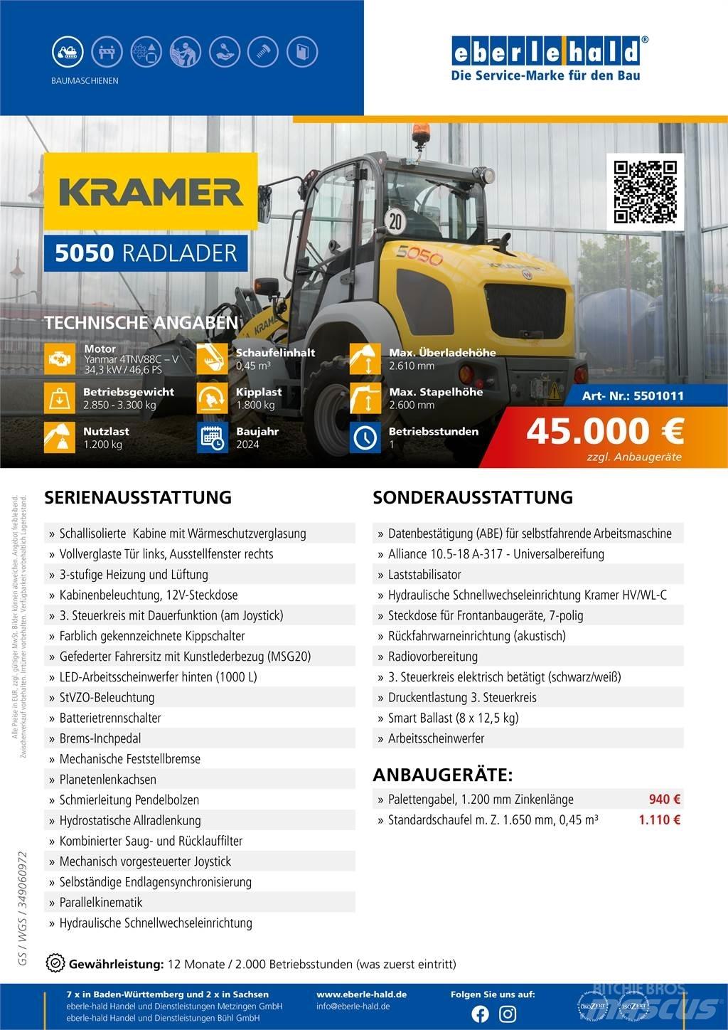 Kramer 5050 Wielladers