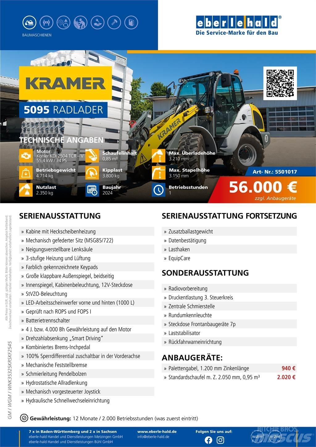 Kramer 5095 Wielladers