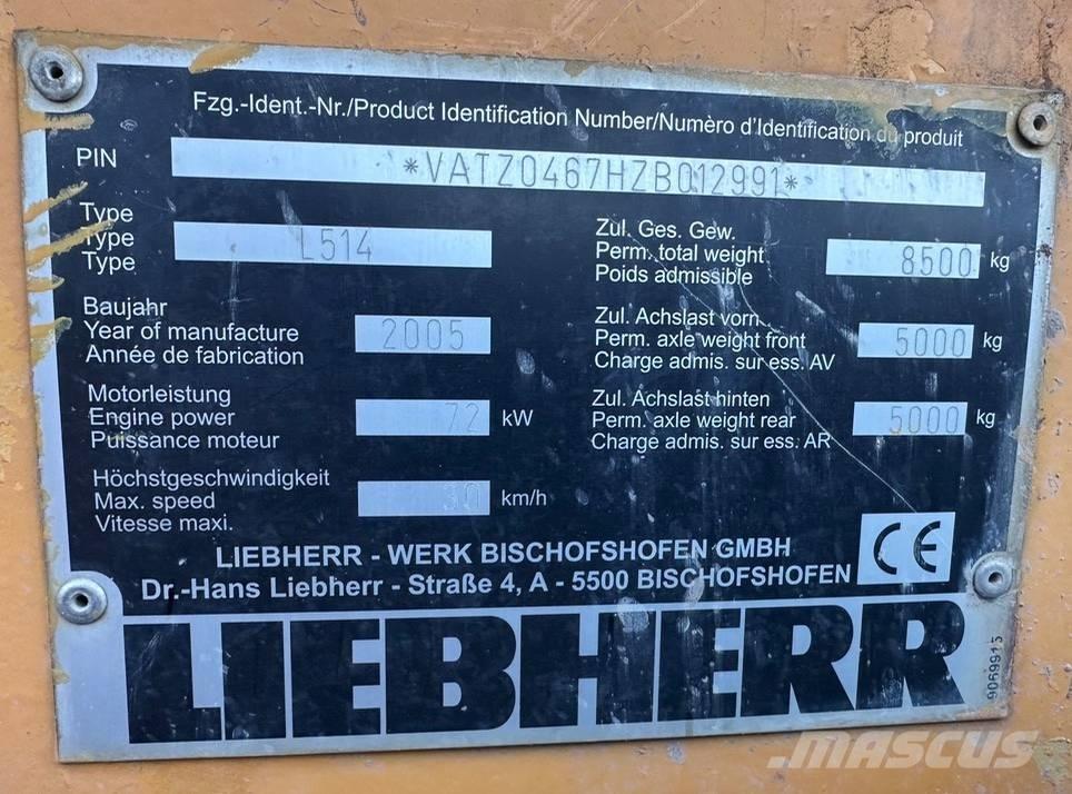 Liebherr L 514 Wielladers