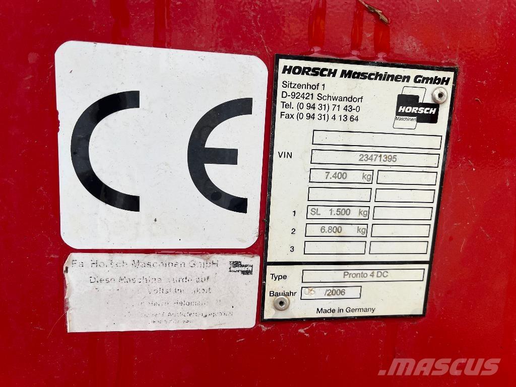 Horsch Pronto 4 DC Zaaicombinaties