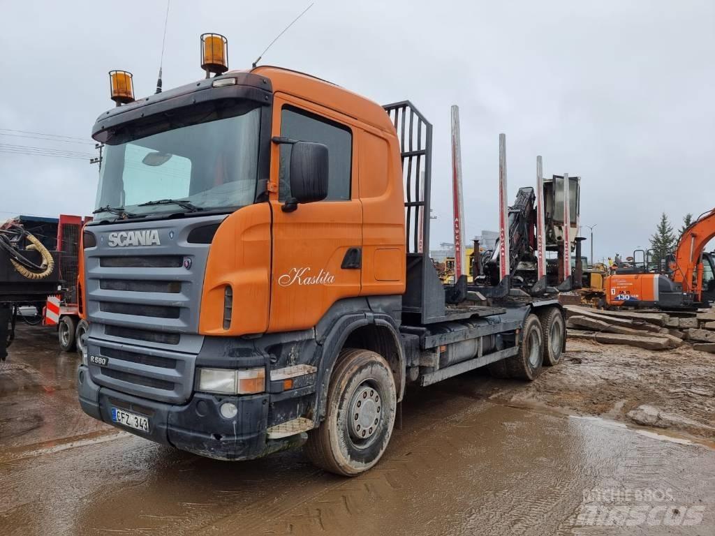Scania R 580 Hout-Bakwagens