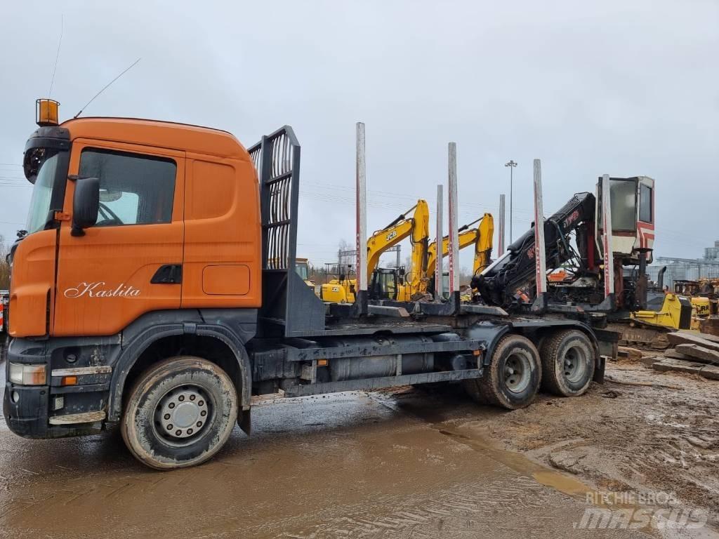 Scania R 580 Hout-Bakwagens