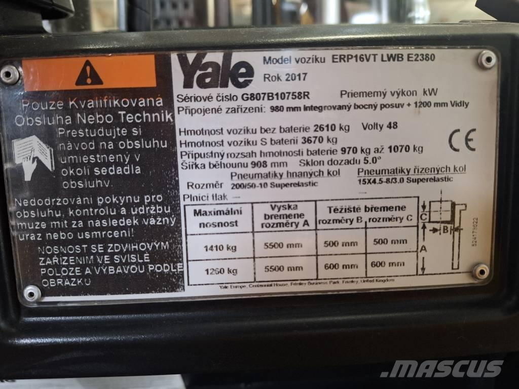 Yale ERP 16 VT Elektrische heftrucks