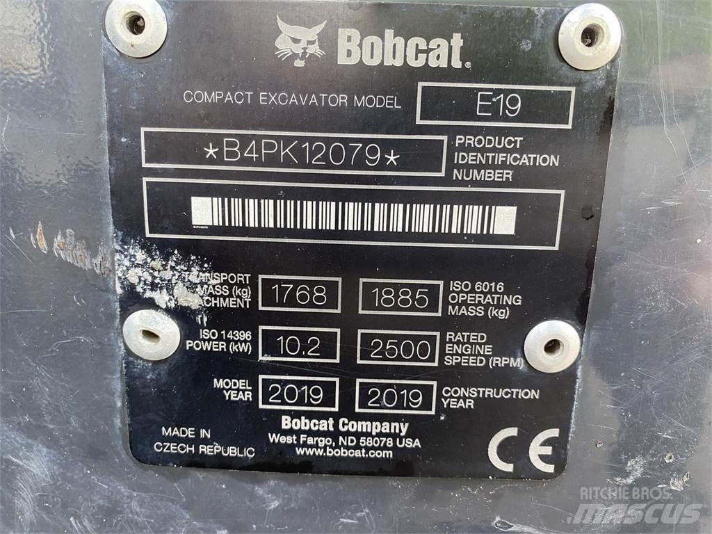 Bobcat E19 Wielgraafmachines