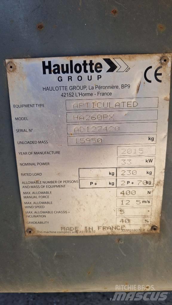Haulotte HA 260 PX Knikarmhoogwerkers