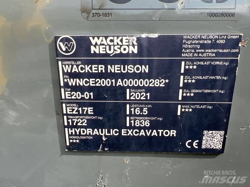 Wacker Neuson EZ17e Rupsgraafmachines