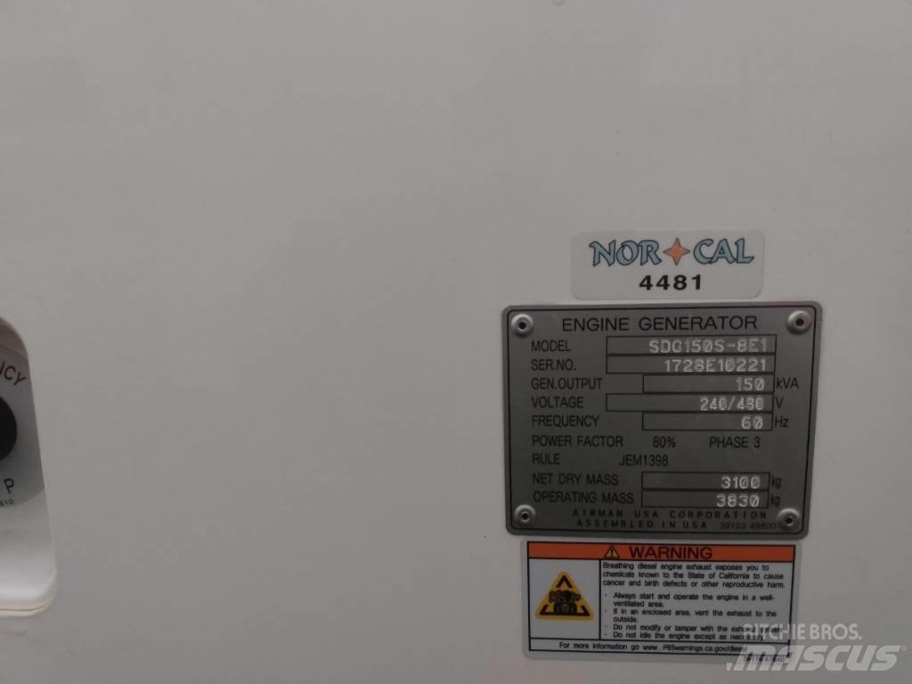 Airman SDG150S-8E1 Diesel generatoren