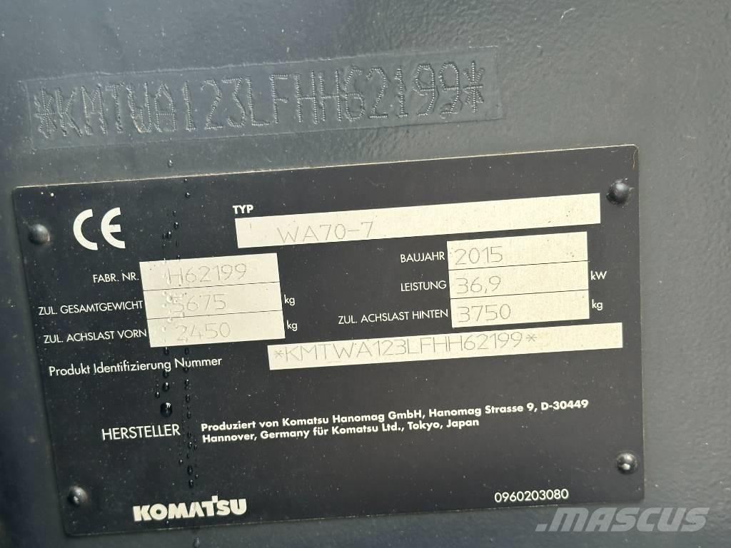 Komatsu WA 70 Wielladers