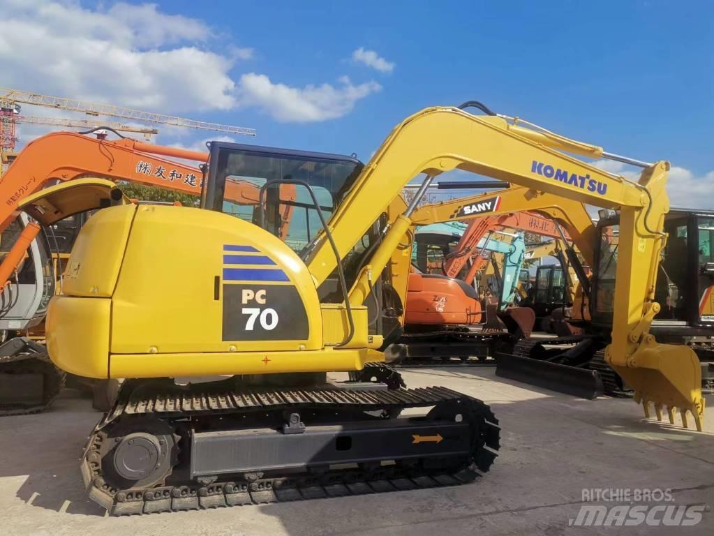 Komatsu PC 70 Rupsgraafmachines