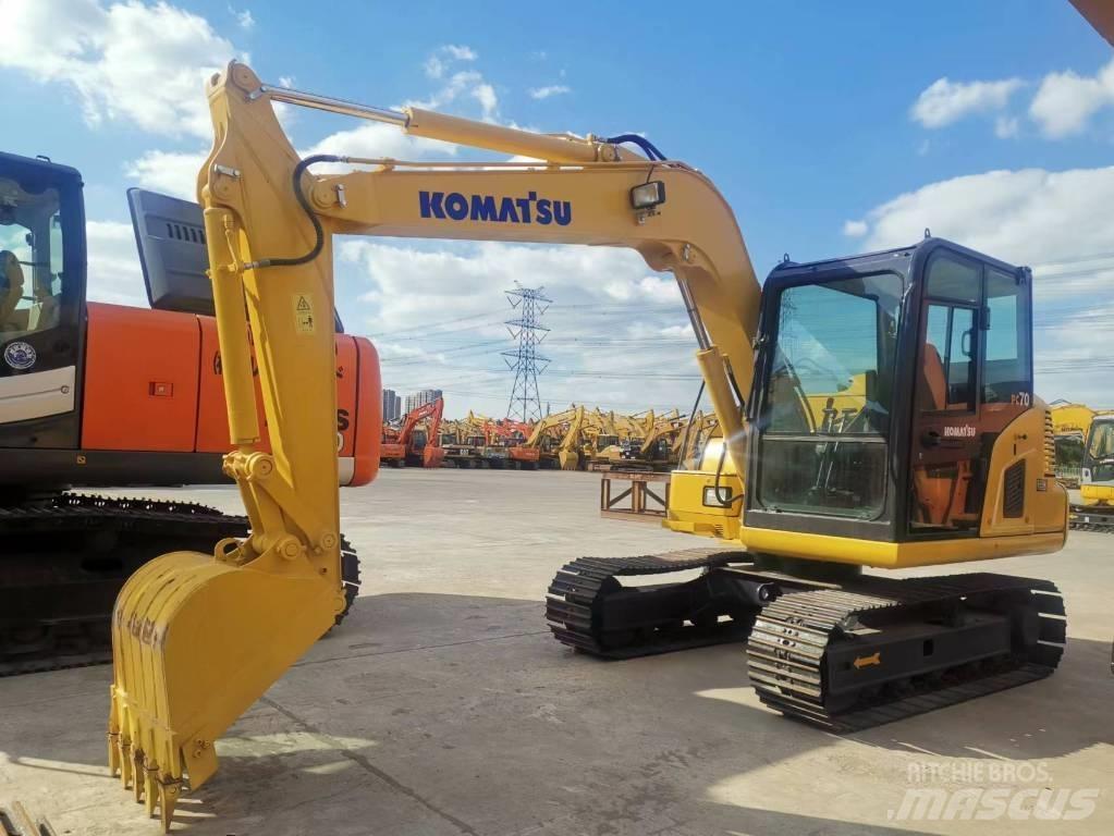 Komatsu PC 70 Rupsgraafmachines