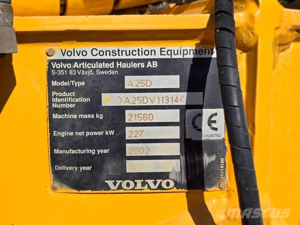 Volvo A25 D Mini Dumpers