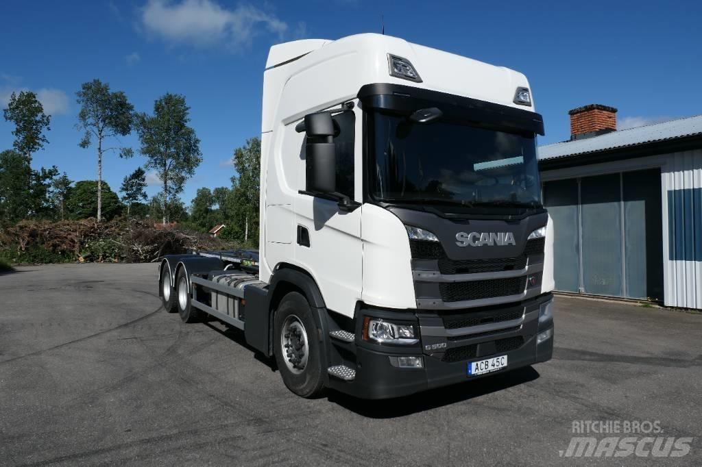 Scania G500B6x2NB Vrachtwagen met containersysteem