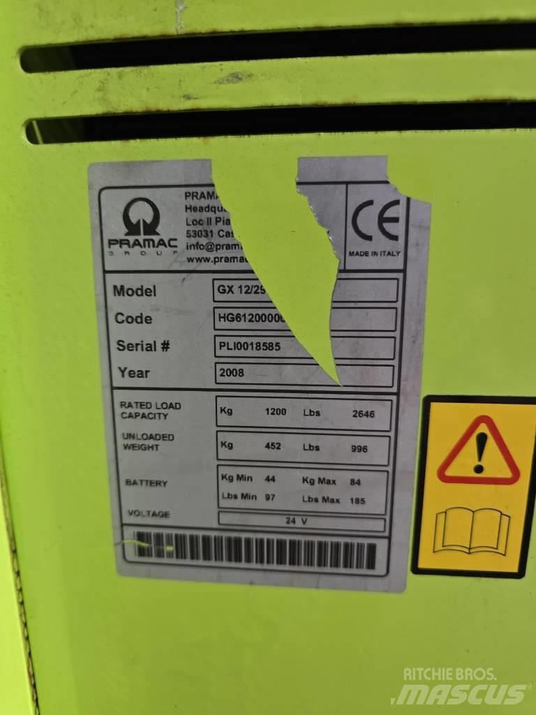 Pramax GX 12/29 Stapelaar meeloop