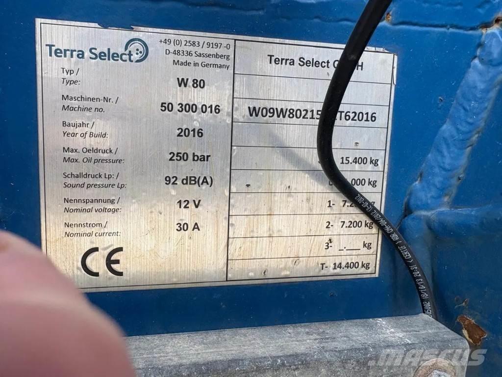 Terra Select W80 Mobiele zeefinstallaties