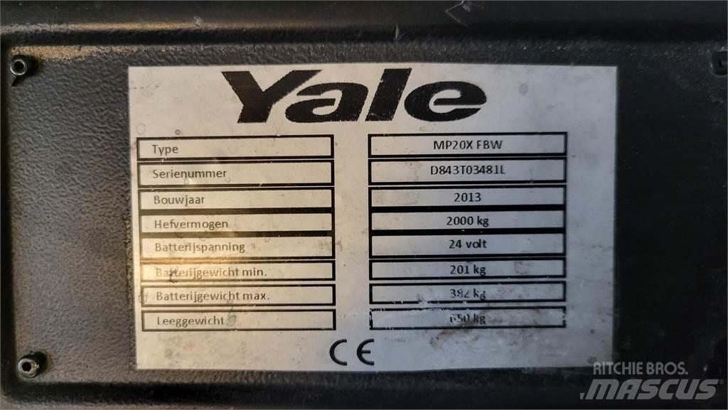 Yale MP20X 2013 Electro-pallettrucks