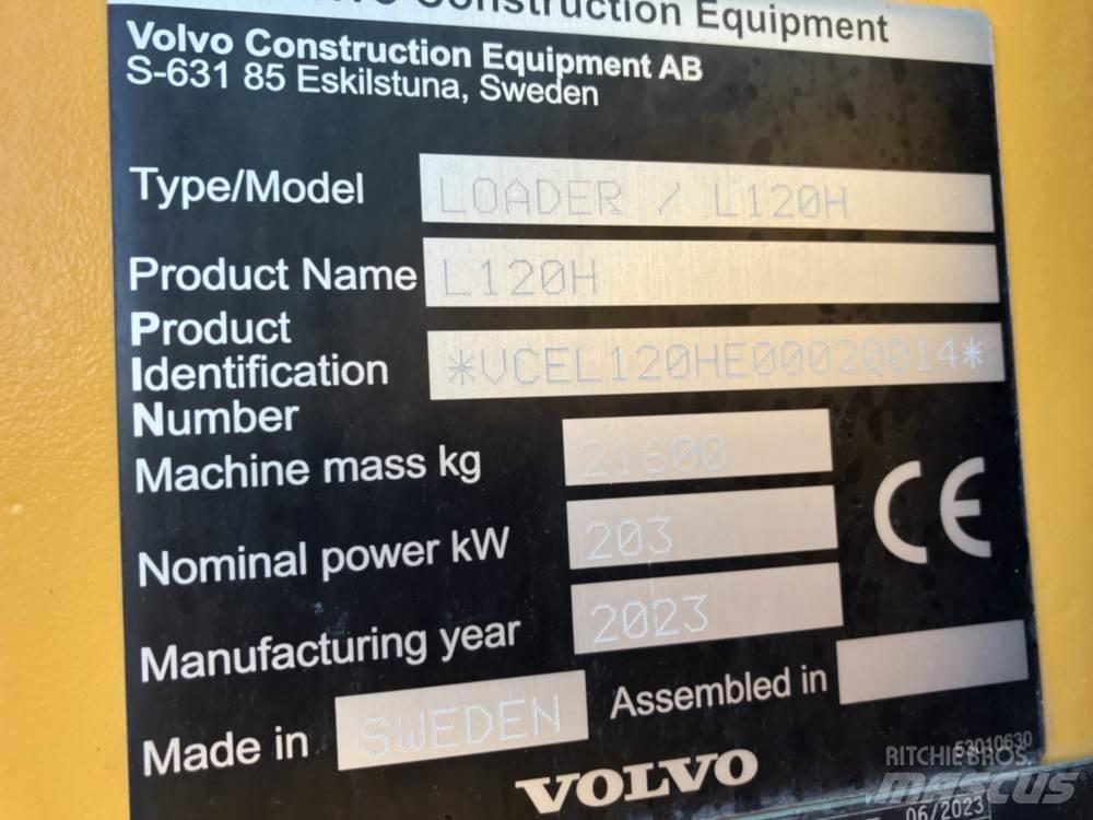 Volvo L120H Wielladers