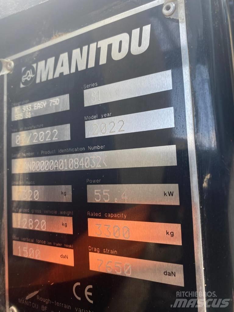 Manitou MT 933 Easy Verreikers