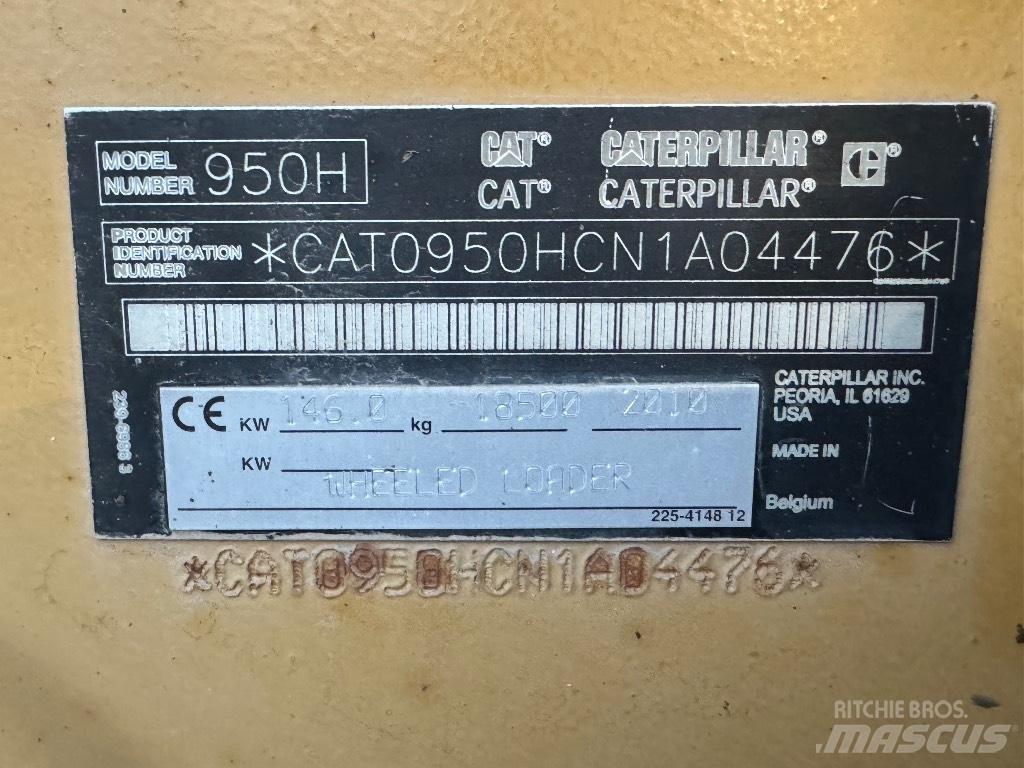 CAT 950H Wielladers