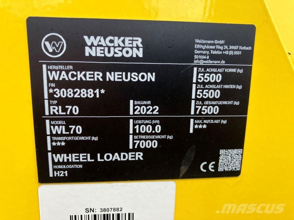 Wacker WL 70 Wielladers