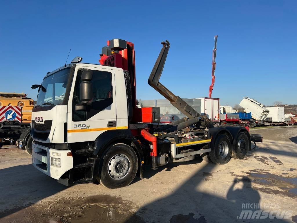 Iveco Stralis-360 Containertrucks met kabelsysteem