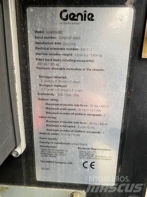 Genie GS-4069 BE Schaarhoogwerkers
