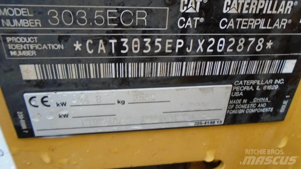 CAT 303.5 E CR Minigraafmachines < 7t