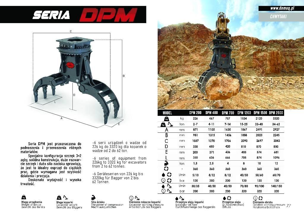  DEMOQ DPM1200 Grijpers