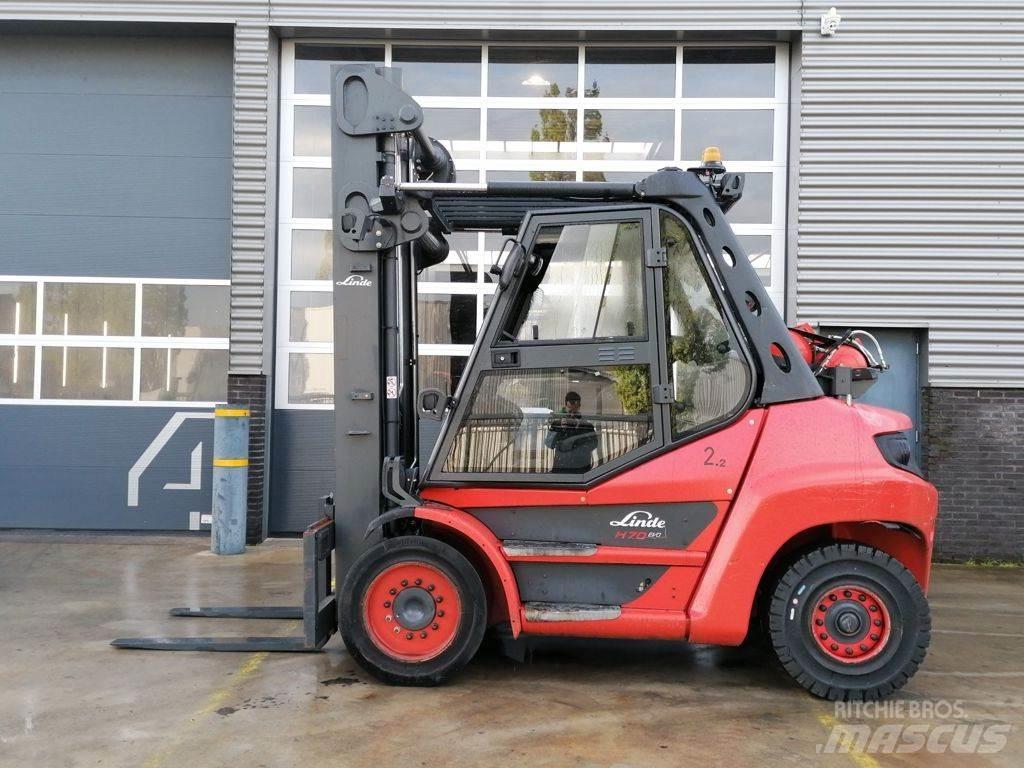Linde H70T-01 LPG heftrucks