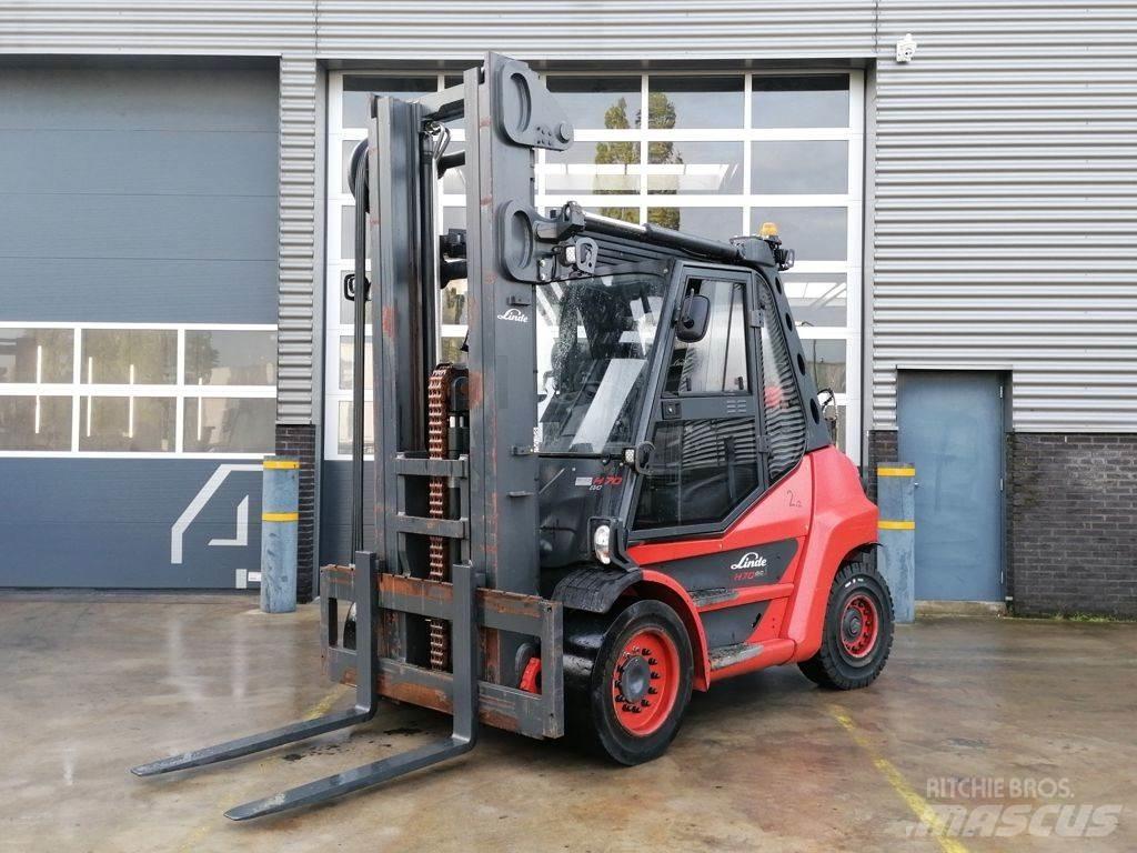 Linde H70T-01 LPG heftrucks