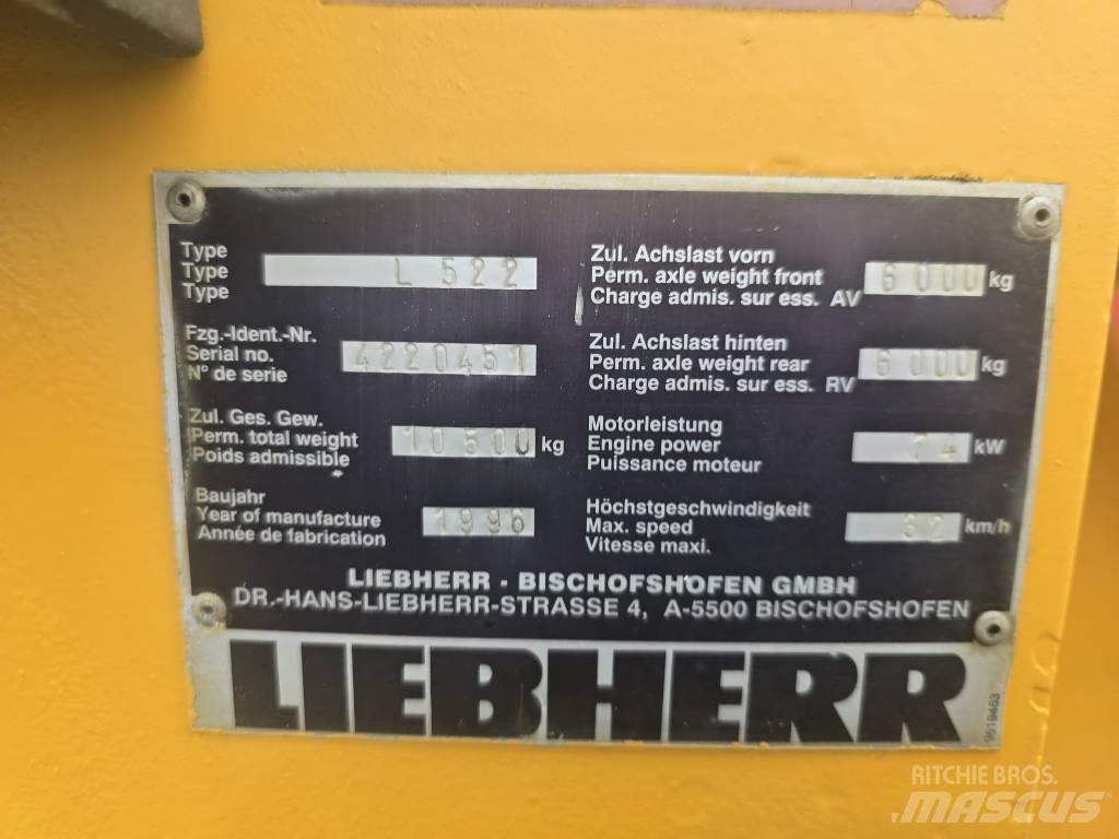 Liebherr L 522 Tractoren